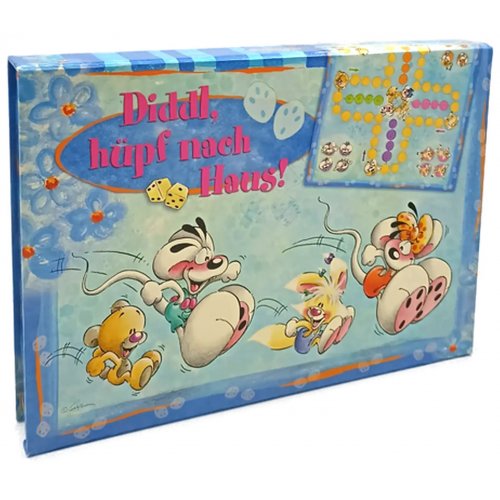 Vintage Diddl Maus Gesellschaftsspiel "Hüpf nach Haus!"
