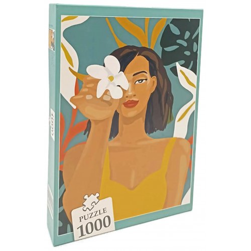 Innovakids 1000 Teile Puzzle "Blumenmädchen" – Modernes Tropen-Motiv 70x50 cm (OVP)