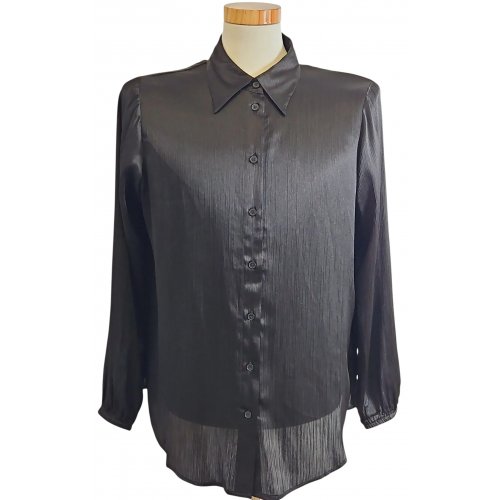 yesta Damen Bluse, schwarz - Gr. XXL 