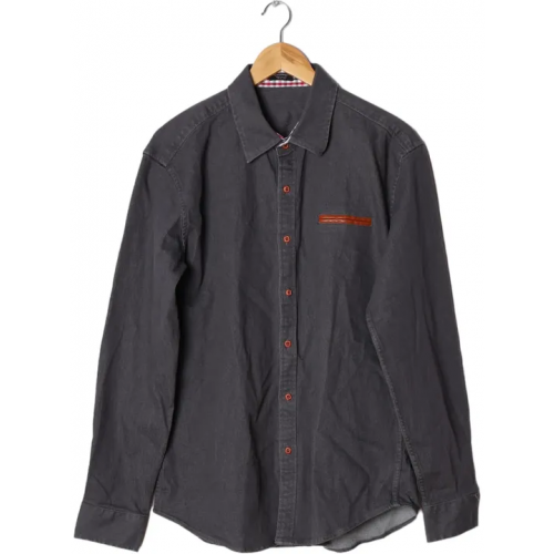 Babäm! - COOFANDY Herren Jeanshemd, grau - Gr. L 