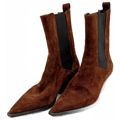 Massimo Dutti Damen Stiefel braun Gr. 37