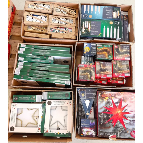 Gemischte Elektro Weihnachtsartikel (eine Palette)