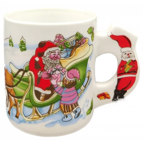 Weihnachtstasse gemustert