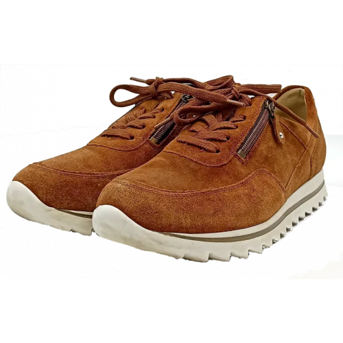 Waldläufer Damen Velourleder cognac Gr. 40