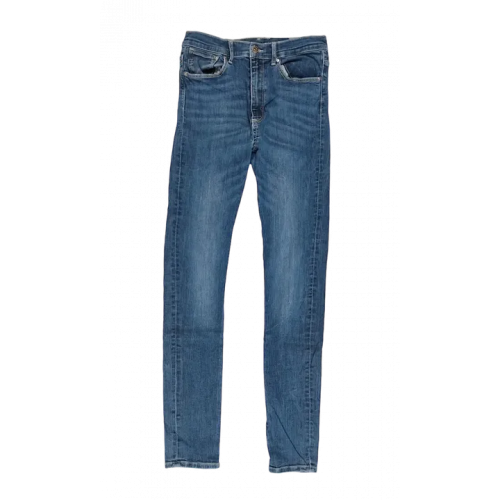 H&M Skinny High Waist Damen Jeans blau - Gr. 29/32 (XS)