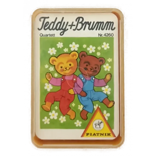 Teddy + Brumm Quartett - Vintage Kartenspiel