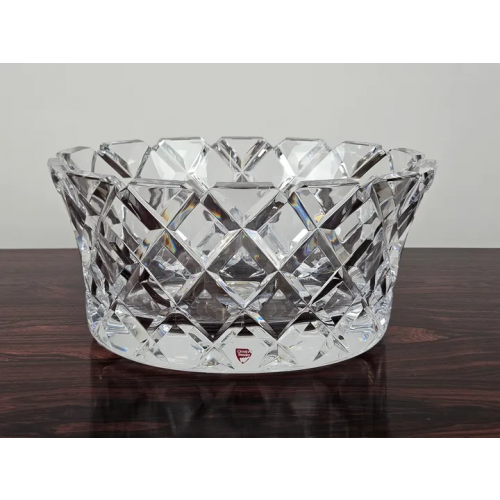 Orrefors Sweden Sofiero - Gunnar Cyren - Vintage Kistall Schale 