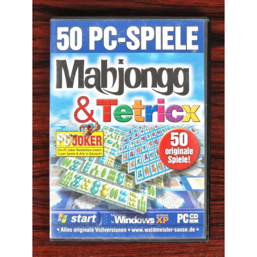 50 PC-Spiele: Mahjongg & Tetricx - PC-Spiel - CD-ROM
