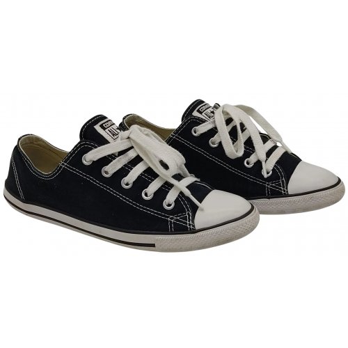 CONVERSE ALL STAR DAINTY Damen Sneaker, schwarz/weiß - Gr. EU 38