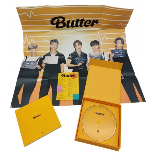 K-Pop - BTS - BUTTER - mit Fotobuch, Poster, 2 Flyer und einer Audio CD