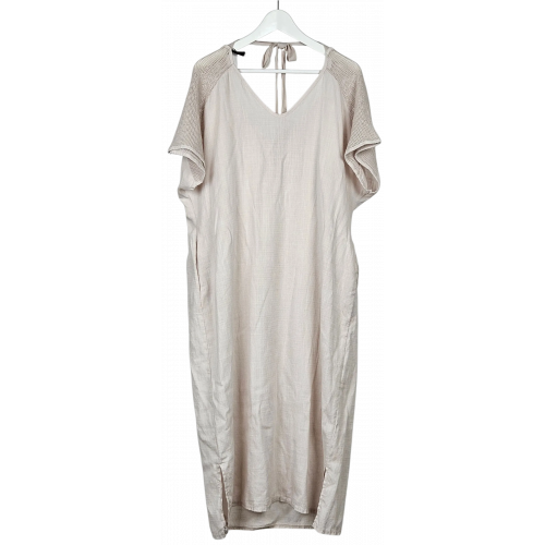 Role Fashion Damen Maxikleid, beige - Gr. XL 