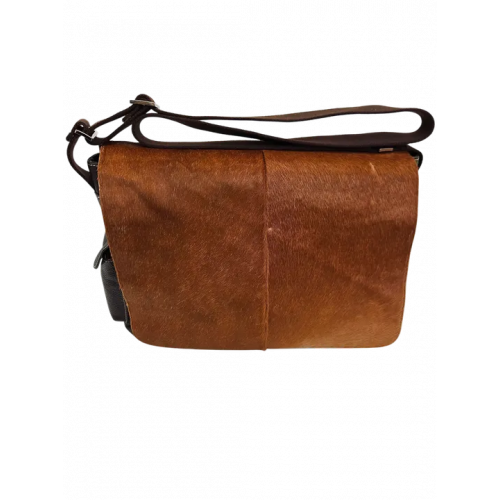 Pack Easy Umhängetasche leder, braun