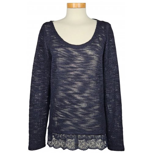 ONLY Damen Pullover, marine - Gr. L