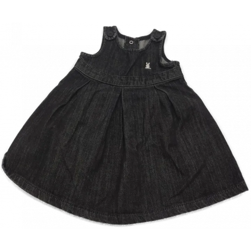 United colors of Benetton Kinder Jeanskleid schwarz Denim  Gr. 68