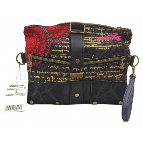 Desigual Damentasche schwarz/rot 