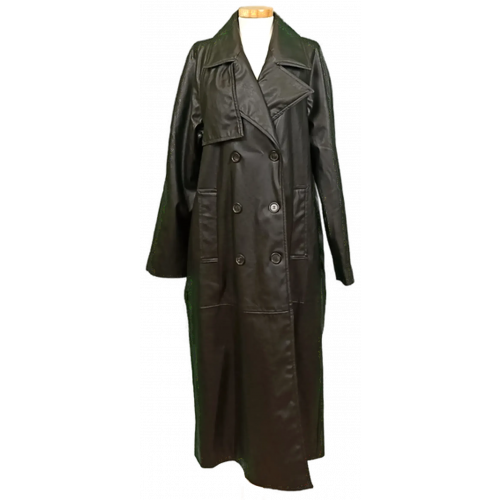 Bershka Damen Mantel schwarz Gr. L