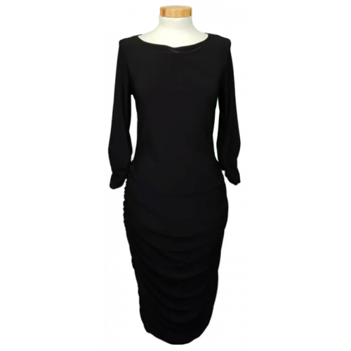 Joseph Ribkoff Damen Midikleid schwarz Gr. S