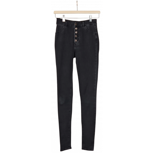 Levis Mile High Super Skinny Damen Jeans, schwarz - Gr. W26/L32