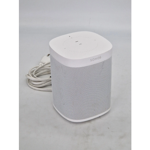 Sonos One - Model S13 - Smart Speaker mit Sprachsteuerung - WLAN-Lautsprecher - weiß