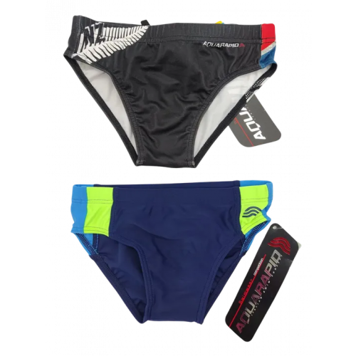 AQUARAPID - Jungen Badehose/Slip - 2 Stück