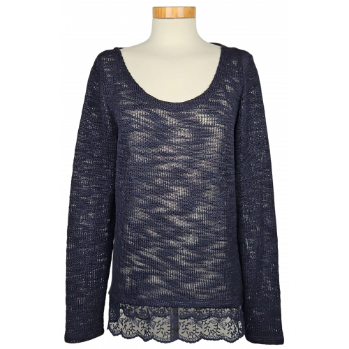 ONLY Damen Pullover, marine - Gr. L