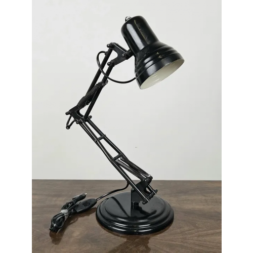 Vintage Tischlampe, schwarz