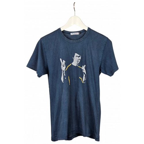 Bruce Lee Herren T-Shirt, blau - Gr. M 
