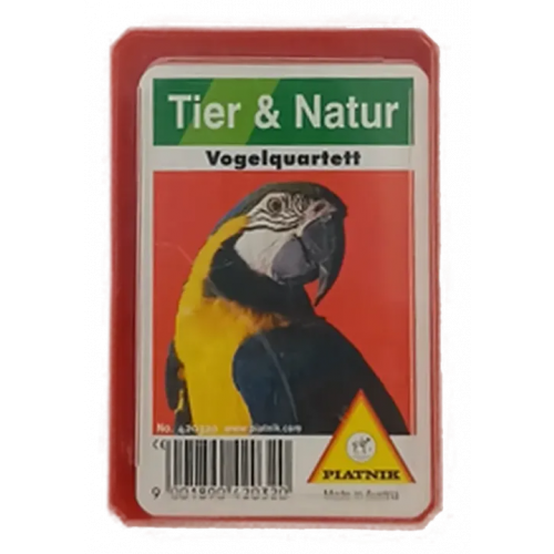Tier & Natur - Vogelquartett Kartenspiel