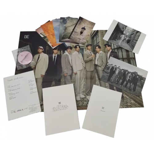 K-Pop - BTS - Be - Album - Deluxe Edition OHNE Audio CD! - mit einem Gruppenbild, 6 Motivkarten, einem Dynamite Button, Fotobuch, Be - Making Book und 2 Poster