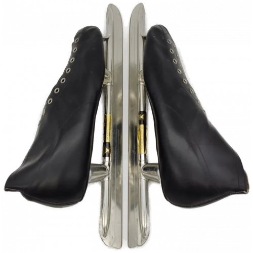 Ving Norwegen  Eisschnelllaufschuhe Herren schwarz Gr. 46 vintage