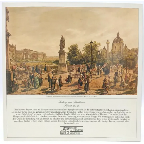 Vinyl LP - Ludwig van Beethoven, Gustav Mahler – Septett Op. 20 / 4. Satz Aus Der Symphonie Nr. 5 Cis-Moll, 6. Satz Aus Der Symphonie Nr. 3 D-Moll