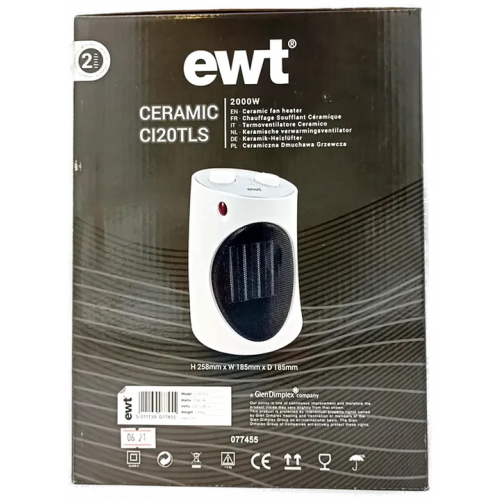 ewt CERAMIC C120TLS - Keramik Heizlüfter (OVP)