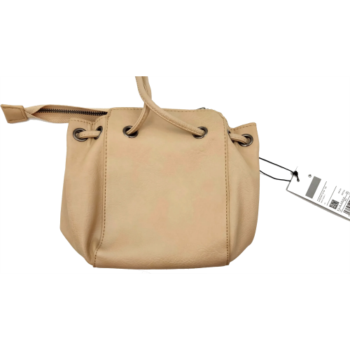 Sisley Damen Ledertasche beige