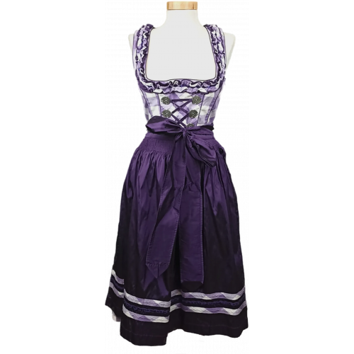 Landhaus by C&A Dirndl weiß/violett Gr. XS