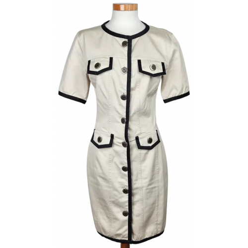 MOSCHINO Jeans Damen Kleid, beige - Gr. M