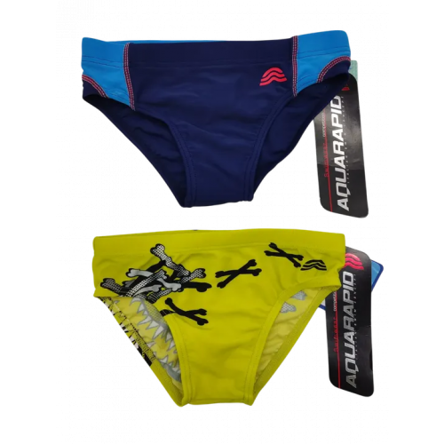 AQUARAPID - Jungen Badehose/Slip - 2 Stück