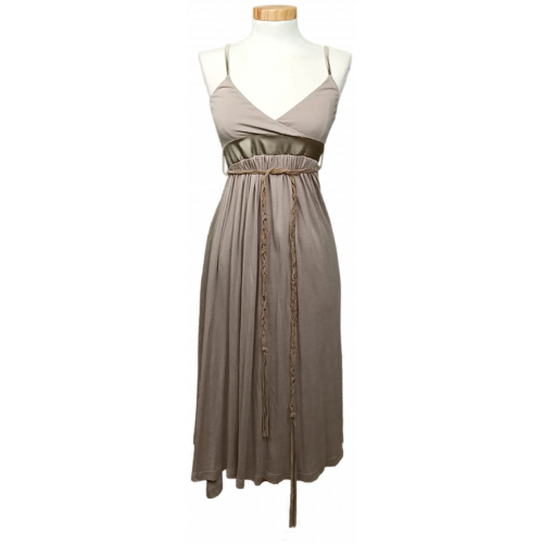 Vero Moda Damen Midikleid hellbraun Gr. S
