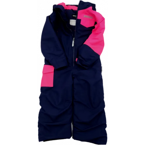 Snoxx Kinder Schneeanzug dunkelblau/pink Gr. 98/104