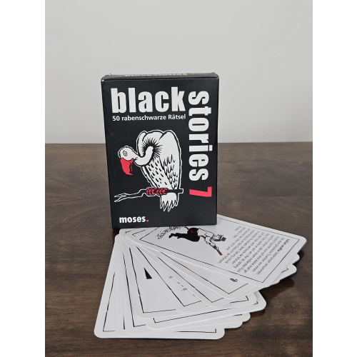 black stories "50 rabenschwarze Rätsel" - Gesellschaftsspiel - moses.