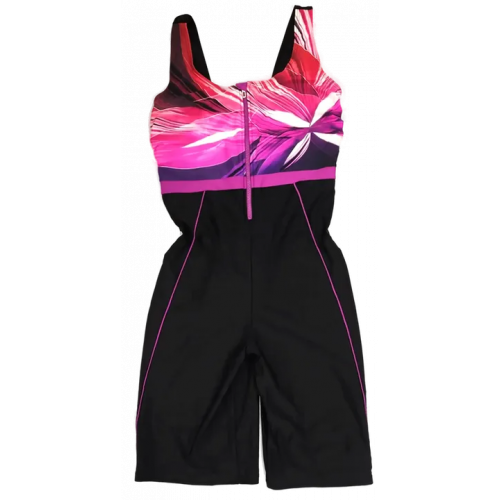 ULLA POPKEN Badeanzug mit Bein Gr. 5XL 