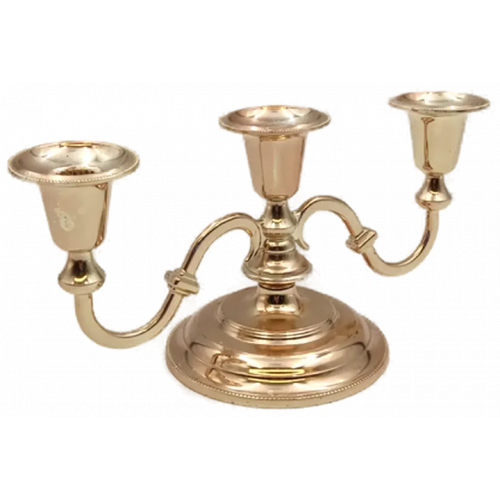 Kerzenständer dreiflammig E.P. Zinc