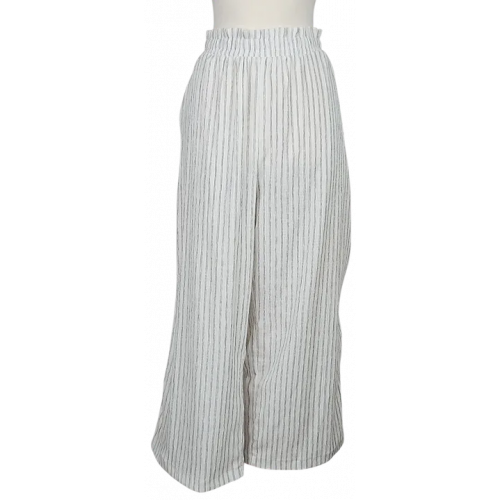H&M Damen Hose, weiß - Gr. L 