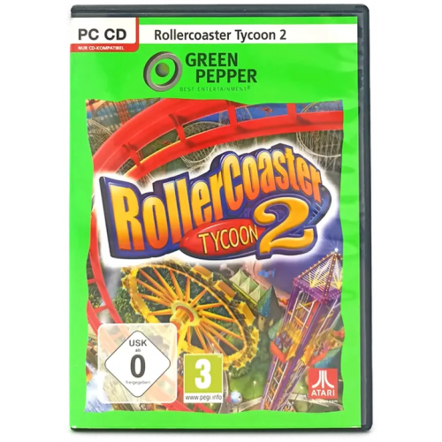 PC CD-ROM "Rollercoaster Tycoon 2"