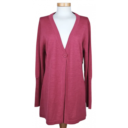 cpm edition Vintage Damen Wollweste, pink - Gr. XXL 