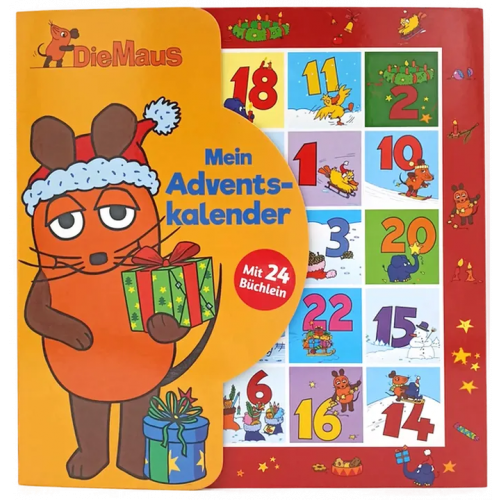 Die Maus - Mein Adventskalender mit 24 Büchlein