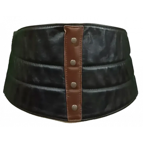 Racer Motorrad Herren Leder Nierengurt schwarz/braun