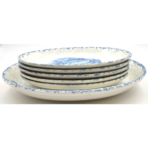 Ceramica Due Torri - Fischservice (6-teilig)