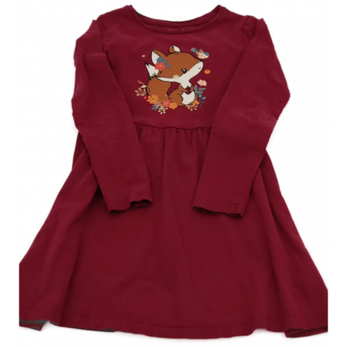 Happy girls club Kinder Kleid weinrot Gr. 134