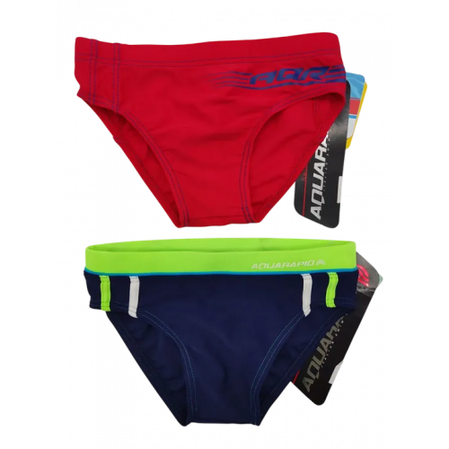 AQUARAPID - Jungen Badehose/Slip - 2 Stück