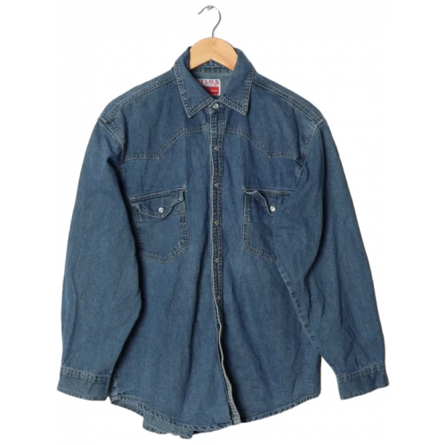 Babäm! - VTLO,S  Herren Jeanshemd, blau - Gr. M